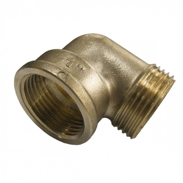 Kolano gwintowane M-F mosiężne